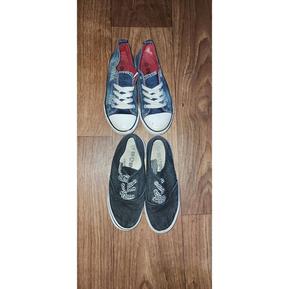 Girls Denim Sneakers 